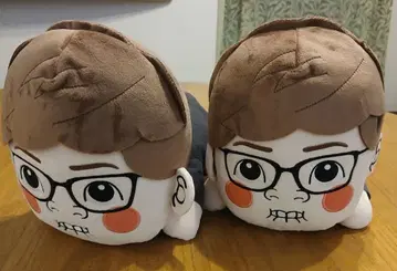 미사용 새상품 HIKAKIN 쿠텐코 봉제 인형 2체 세트 30cm