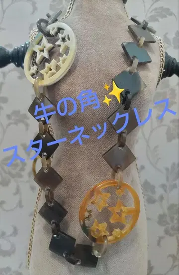 Tar Tar 소의 뿔 스타 목걸이&귀걸이 세트 QVC