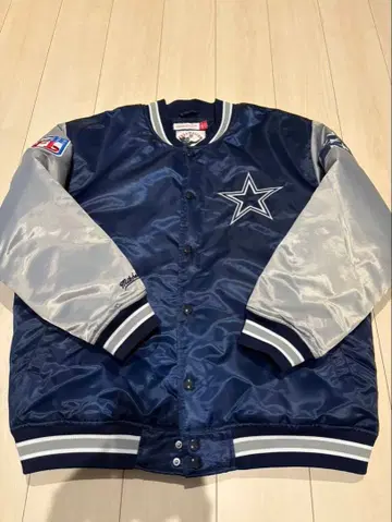 미첼앤네스 새틴 바시티 자켓 2XL 달라스 카우보이즈 NFL