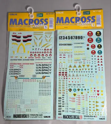 WAVE 마크로스 데칼 MC-08 MC-17