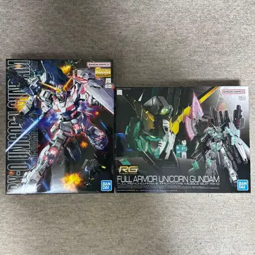 MG 유니콘 건담 + RG 풀아머 유니콘 건담