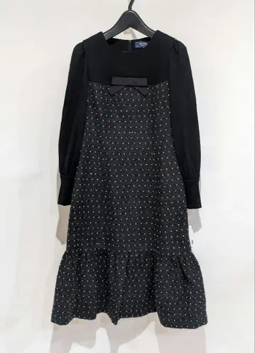 M'S GRACY 엠즈 그레이시 도트 무늬 절개 원피스