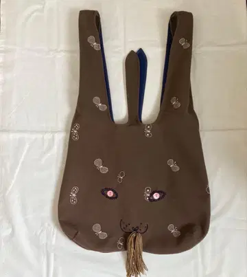 미나 페르호넨 usa bag 우사백 대choucho 브라운 x 네이비