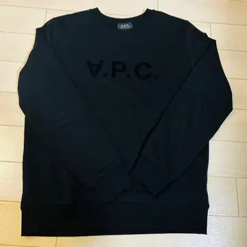 [ 새상품급 ] A.P.C. 맨투맨 트레이닝복 블랙 M