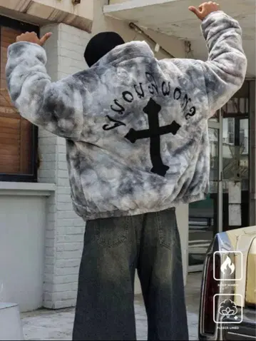 Manfinity Streetrush 플리스 자켓 서브컬쳐/y2k