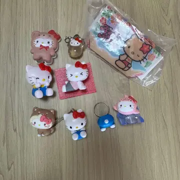 [ 묶음 판매 ] 헬로키티 라떼곰 메지루시 액세서리 가챠가챠