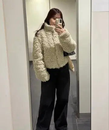 형태 보아 자켓 KBF 아이보리