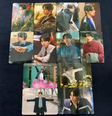 이주노 트레이딩 카드 전 12종 컴프 세트 태풍상사 팬미팅 굿즈