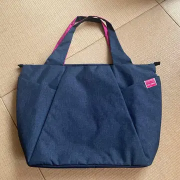 테니스 토트백 꽃무늬 내부