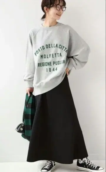 JOURNAL STANDARD relume 스펀지 니트 플레어 스커트