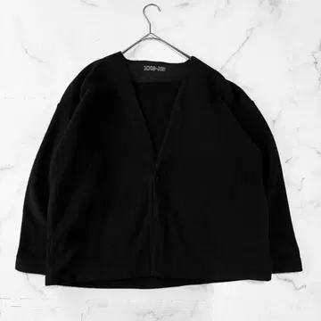 새상품급 MUJI Labo 무인양품 워셔블 V넥 플리스 가디건 블랙