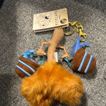 디즈니 스토어 빗자루 봉제 인형 키홀더 판타지아