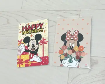 디즈니 스토어 30주년 가위바위보 카드 & 미키 벌스데이 카드