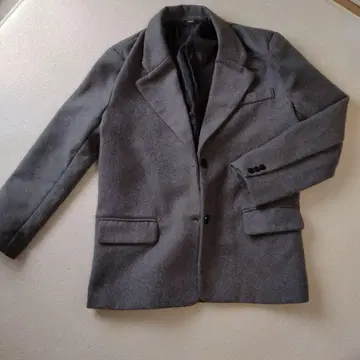 그레이 테일러드 자켓 M 폴리에스테르 100%