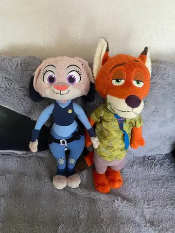 주토피아 주디 닉 기가 점보 봉제 인형