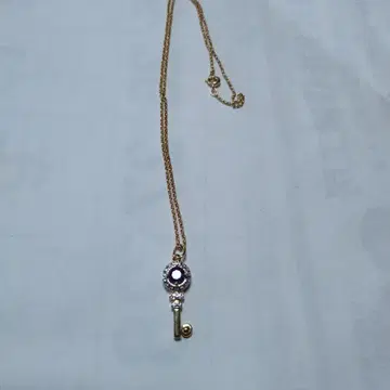 열쇠 디자인 골드 목걸이