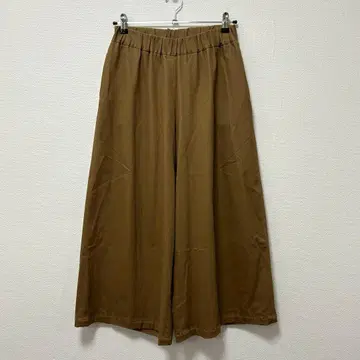 mizuiro ind 와이드 팬츠 이지 팬츠 사이즈 2 브라운 계열
