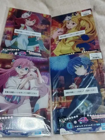 봇치 더 록! 제일복권 아크릴 보드 전 4종 컴플리트