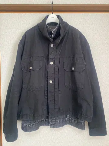 sacai 20ss 레이어드 데님 자켓