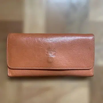 IL BISONTE 가죽 브라운 장지갑