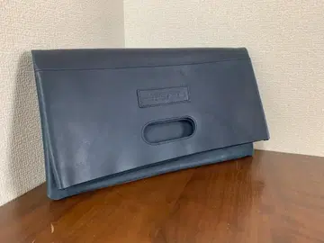 나노 유니버스 네이비 가죽 클러치백