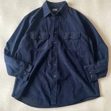 90s KNIGHTSBRIDGE 네이비 긴팔 셔츠 L