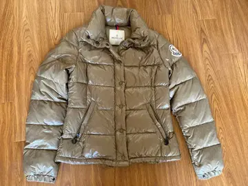 MONCLER 베이지 브라운 다운 자켓