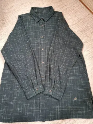 크로커다일 트윌 체크 무늬 튜닉