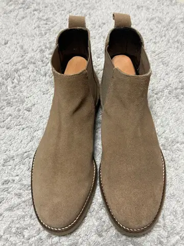 ZARA 스웨이드 사이드 고어 부츠