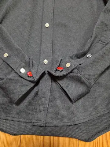 NEXD 레어 카우 버튼 셔츠