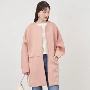 Mila Owen 노카라 코쿤 하프 기장 분또 코트