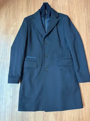 [새상품급] BOSS 네이비 체스터 코트 남성용