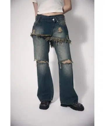 러그아젬 LAGUAGEM DAMEGE SET 데님 완판템