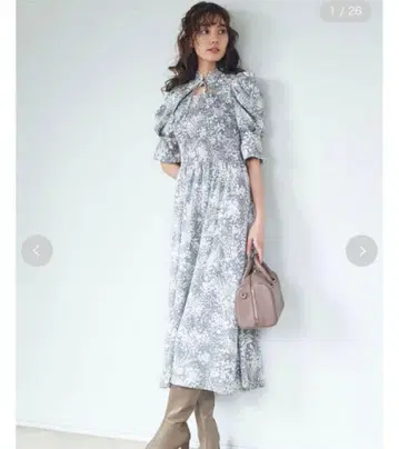 데콜테 오픈 원피스 S snidel 스나이델 민트