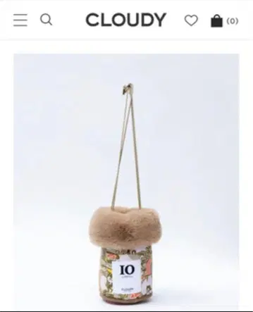 CLOUDY 클라우디 에코 퍼 드로우 스트링 백