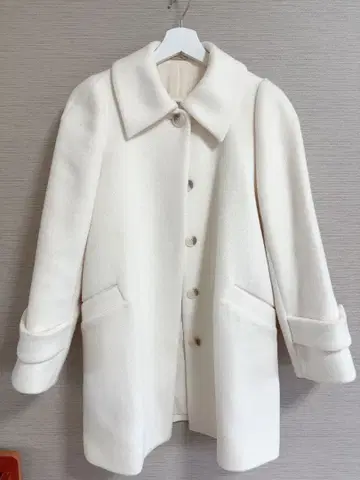 SNIDEL 스나이델 A라인 코트 아이보리