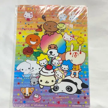 산엑스 캐릭터 책받침