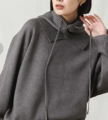 미사용 CLOCHE 발라클라바 SET 크루넥 니트