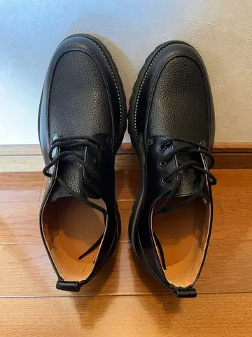 WYM LIDNM 블랙 가죽 드레스 슈즈 상자 없음 위임 리돔