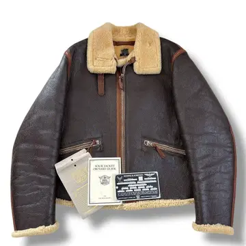 미사용급 THE REAL McCOY'S D-1 무스탕 자켓 브라운