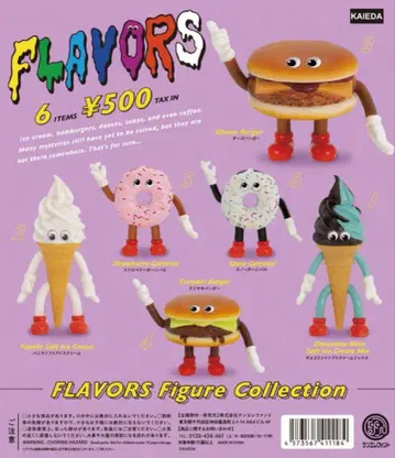 FLAVORS 플레이버즈 가챠 Vol.1 컴플리트 6종 세트