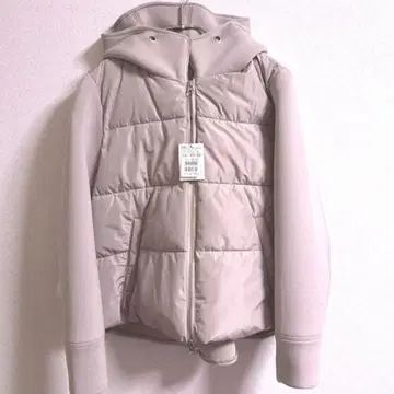 야마다야 이소재 절개 후드 자켓 베이지 밀포아