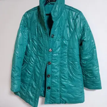 ALANA 다운 자켓 세잎클로버 자수