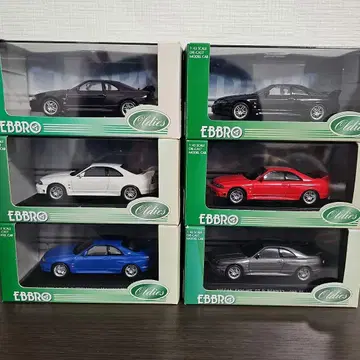 EBBRO 닛산 스카이라인 GT-R R33 1/64 6대 세트
