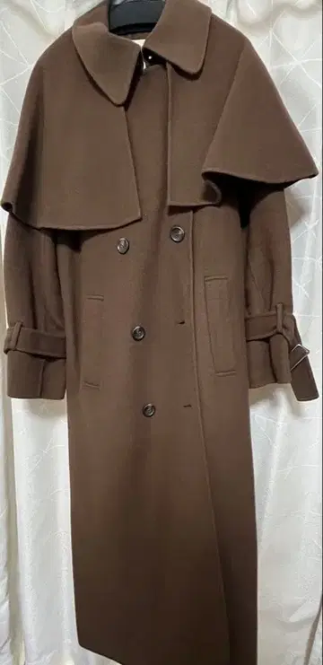 snidel 리버 케이프 코트 울 코트