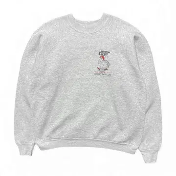 구제 의류 USA제 90S 빈티지 터키 보울 맨투맨 트레이닝복