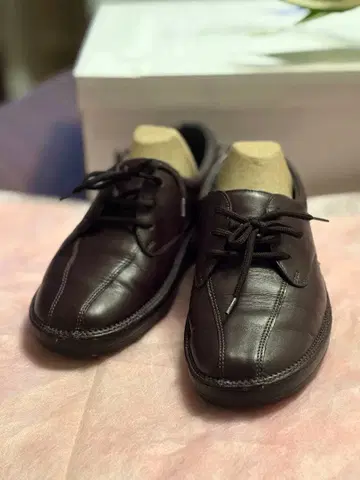 strober 스트로버 컴포트 슈즈 가죽 보르도