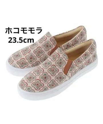 호코모모라 기하학 패턴 슬립온 신발 23.5cm 캐주얼 슈즈 이토킨