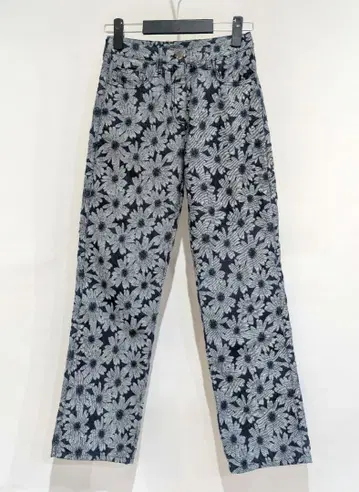 EMPORIO ARMANI 엠포리오 아르마니 꽃무늬 올 패턴 데님 팬츠