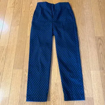 united arrows 도트 자카드 슬림 팬츠